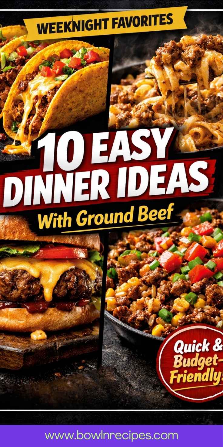 Easy Dinner Ideas With Ground Beef