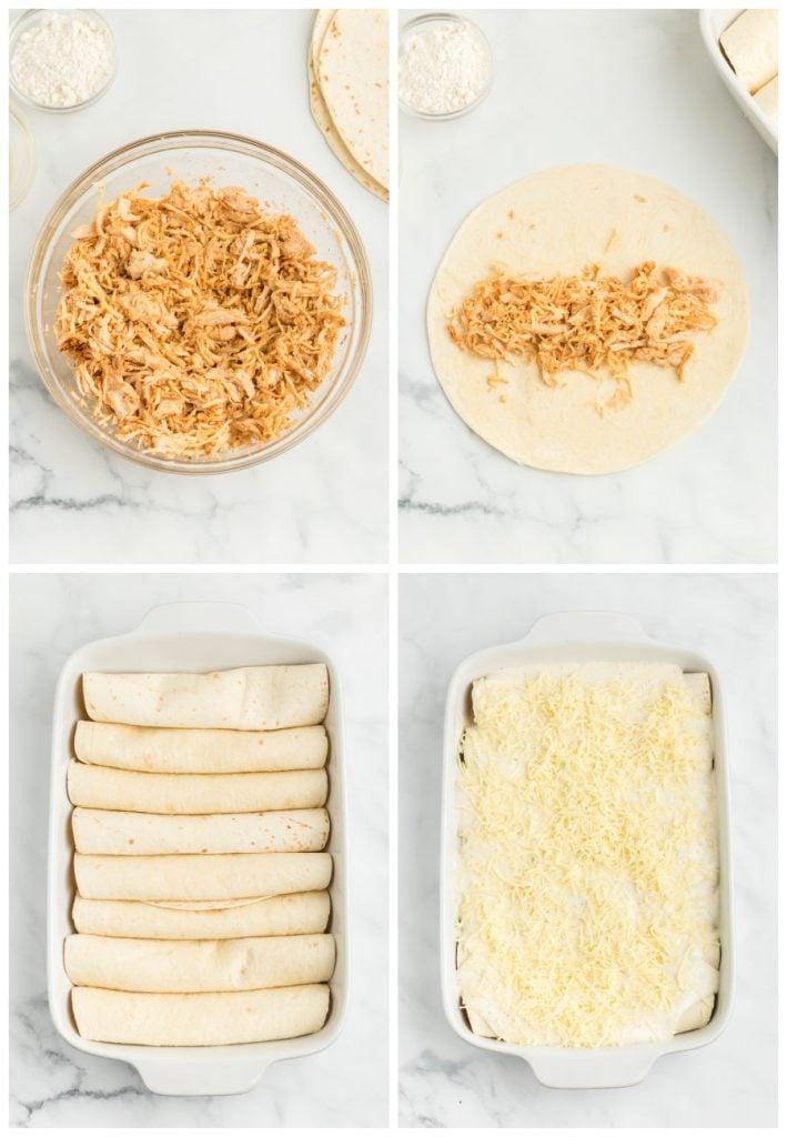 Sour Cream Chicken Enchiladas Recipe