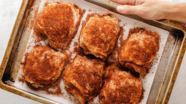 Crispy Baked Chicken Thighs